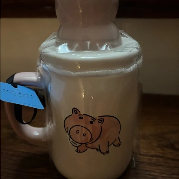 Rae Dunn x Toy Story Hamm mug with topper! - Picture 2 of 4